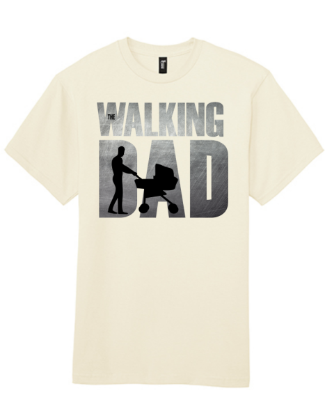 Unisex T-Shirt mit witzigem Aufdruck " The walking Dad"